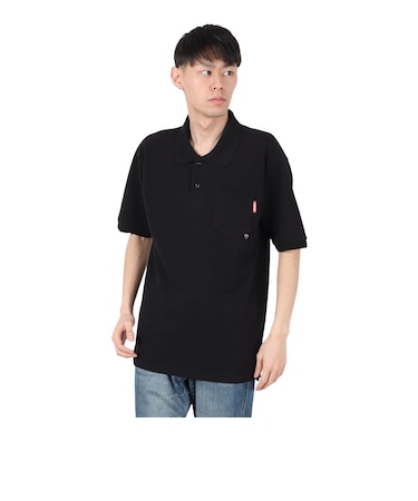 コールマン（Coleman）鹿の子 半袖ポロシャツ X6530A BLK