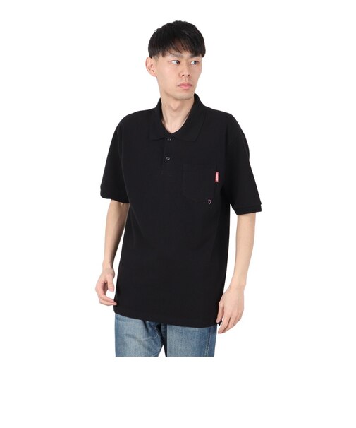 コールマン（Coleman）鹿の子 半袖ポロシャツ X6530A BLK