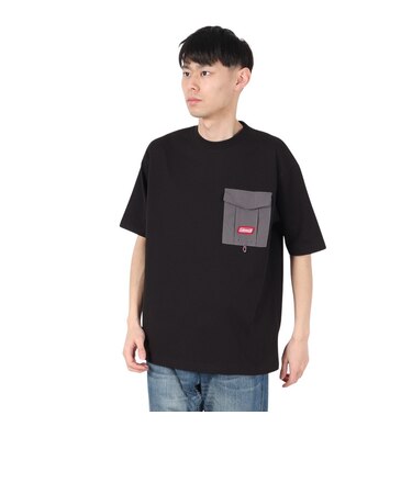 コールマン（Coleman）レタリング 半袖Tシャツ X553CA BLK