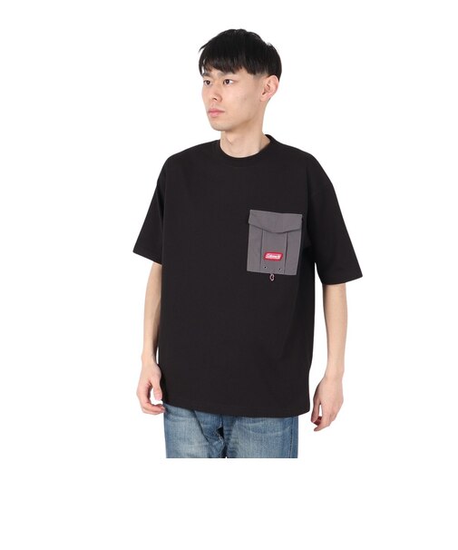 コールマン（Coleman）レタリング 半袖Tシャツ X553CA BLK