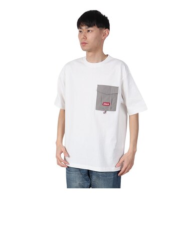 コールマン（Coleman）レタリング 半袖Tシャツ X553CA WHT