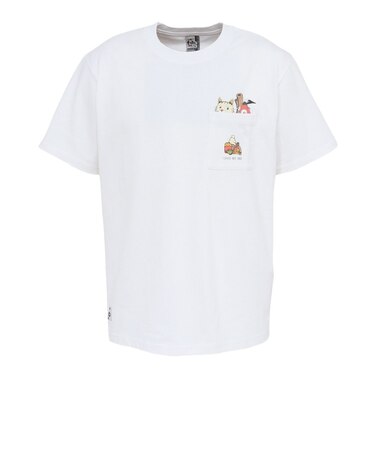 チャムス（CHUMS）アンチバグフードヨーカイポケットTシャツ CH01-2508-W001