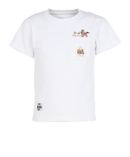 チャムス（CHUMS）ジュニア アンチバグフードヨーカイポケットTシャツ CH21-1362-W001