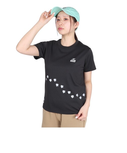 チャムス（CHUMS）ブービー Foot ドライ 半袖Tシャツ CH11-2569-K001