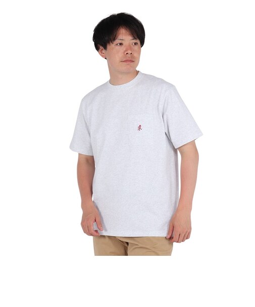 ワンポイントTシャツ G304-OGJ-GREY HEATHER
