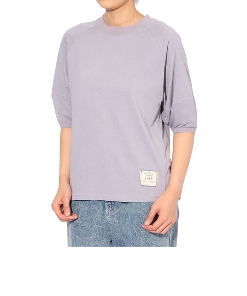 クリフメイヤー（KRIFF MAYER）ウェットプロテクトランタンスリーブTシャツ W2447831:89:PURPLE 冷感 速乾