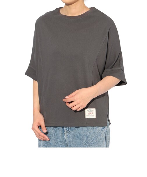 クリフメイヤー（KRIFF MAYER）ウェットプロテクトモモンガTシャツ W2447832 17 CHARCOAL グレー 冷感 速乾