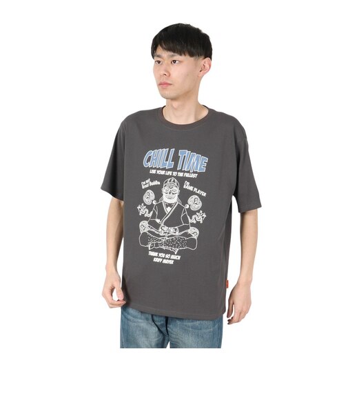 クリフメイヤー（KRIFF MAYER）ウェットプロテクトTシャツ ゲーム 2447819 17 CHARCOAL グレー 冷感 速乾