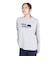 ホールアース（Whole Earth）長袖 BEAR Tシャツ WE2TDZ53 GRY ライトグレー 速乾