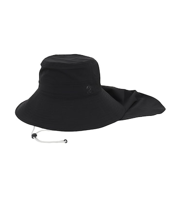 ホールアース（Whole Earth）帽子 ハット トレッキング 登山 VOLUME SUNSHADE ハット WE2TDZ61 BLK
