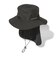 帽子 ハット トレッキング 登山 H INS SUNSHADE HAT RE25SST5700021 BLK