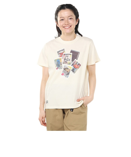 チャムス（CHUMS）半袖Tシャツ かせきさいだぁ Instnt Pht CH11-2556-W001 ホワイト