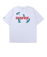 BonFire(ボンファイアー)半袖Tシャツ 50BNF5SCD2377 WHT ホワイト