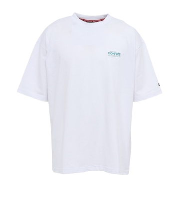 BonFire（ボンファイアー）半袖Tシャツ Mount range 50BNF5SCD2375 WHT ホワイト