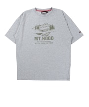 BonFire（ボンファイアー）半袖Tシャツ Oregon Forest 50BNF5SCD2376 GRY ライトグレー