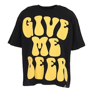 ゴースローキャラバン（GOSLOWCARAVAN）半袖Tシャツ ギブミービア ゆったりTシャツ 341919 BLK ブラック