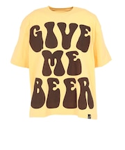 ゴースローキャラバン(GOSLOWCARAVAN)半袖Tシャツ ギブミービア ゆったりTシャツ 341919 YEL イエロー