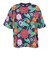 ゴースローキャラバン（GOSLOWCARAVAN）半袖Tシャツ ストレッチサッカー 総柄プリントTシャツ 346124 NVY ネイビー 速乾