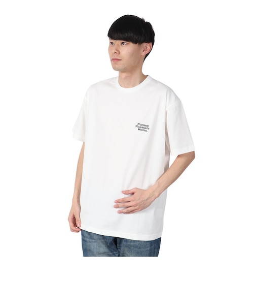 マーモット（Marmot）半袖Tシャツ MMW エンブロイダリーTシャツ MTSS25MST064-C002 ホワイト 速乾