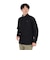 ポールワーズ（POLEWARDS）長袖Tシャツ ロンT Woolmesh ハーフジップ PW2TJB01 BLK ブラック