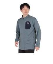 ポールワーズ(POLEWARDS)長袖Tシャツ ロンT Fusiondry PP ジップジャケット PW2TJB02 BLU ブルー
