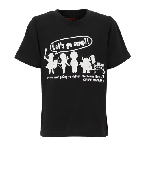クリフメイヤー（KRIFF MAYER）ジュニア 楽LUCK-Tシャツ 勇者キャンプ J2444300:17:CHARCOAL