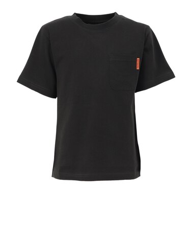 クリフメイヤー（KRIFF MAYER）ジュニア 楽LUCK-Tシャツ ロゴ J2444305:17:CHARCOAL 速乾