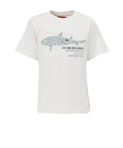 クリフメイヤー(KRIFF MAYER)ジュニア 楽LUCK-Tシャツ サメ J2444307:5:OFF