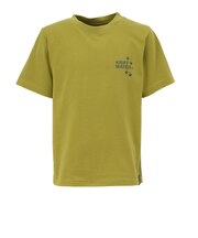 クリフメイヤー（KRIFF MAYER）ジュニア 楽LUCK-Tシャツ ダイナソー J2444309:64:L/GREEN 速乾