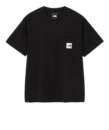 ザ・ノース・フェイス(THE NORTH FACE)半袖 スクエアロゴポケット Tシャツ NT82541 K