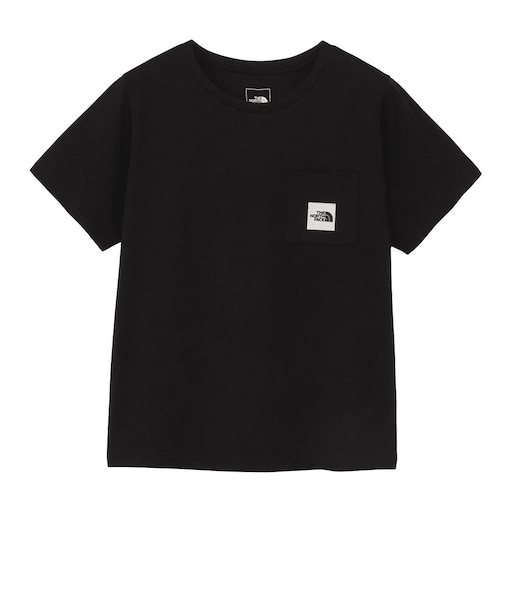 ザ・ノース・フェイス（THE NORTH FACE）半袖 スクエアロゴポケット Tシャツ NTW82541 K