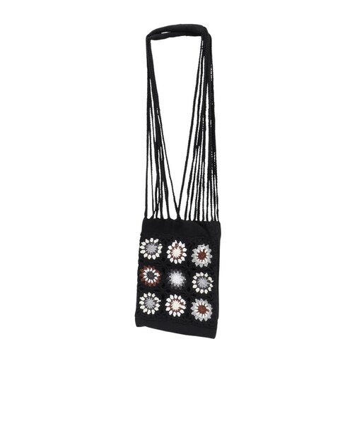 アミナ（amina）トレッキングバッグ クロシェンショルダー BLACK ISYP5202 BK