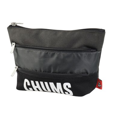 チャムス（CHUMS）トリコロール 3ポケットポーチ スウェットナイロン CH60-3879-K018