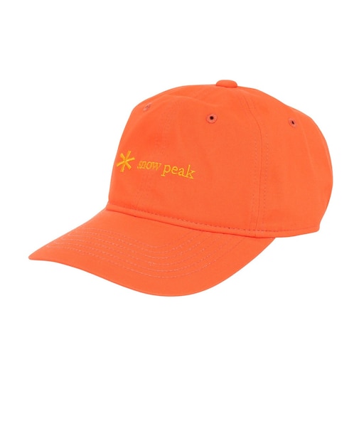 スノーピーク（snow peak）帽子 トレッキング 登山 ロゴキャップ ORANGE NSD-AC-25AU001 054