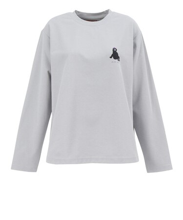クリフメイヤー（KRIFF MAYER）プリント長袖Tシャツ W2527849X:12:L/GRAY