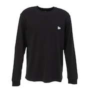 ニューエラ(NEW ERA)長袖 オーバーサイズド ウォーム Tシャツ ワードマークロゴ ブラック 14668841