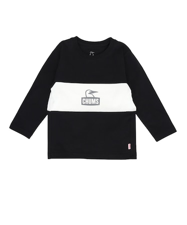 チャムス（CHUMS）キッズ カーンズ パネル ロングスリーブTシャツ CH21-1412-K004