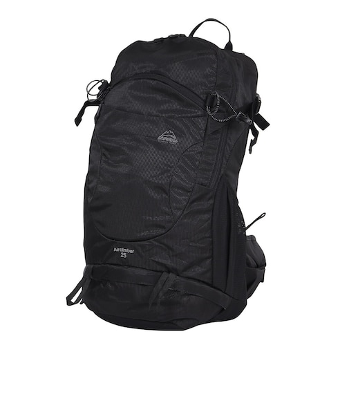グローヒル（GROWHILL）バックパック リュック 登山 ハイキング エアーメッシュクライマー25BLK LTB-BP7001 BLK