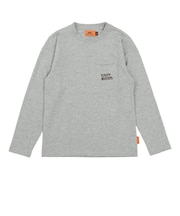 クリフメイヤー（KRIFF MAYER）ジュニア 外遊びイラストロンT(ロゴ) J2517855:15:GRAY