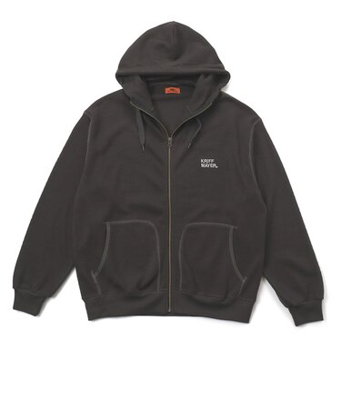 クリフメイヤー（KRIFF MAYER）ハニカムワッフルジップパーカー 2517819:17:CHARCOAL