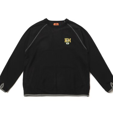 クリフメイヤー（KRIFF MAYER）もちのび デザインロンT 2515604:19:BLACK