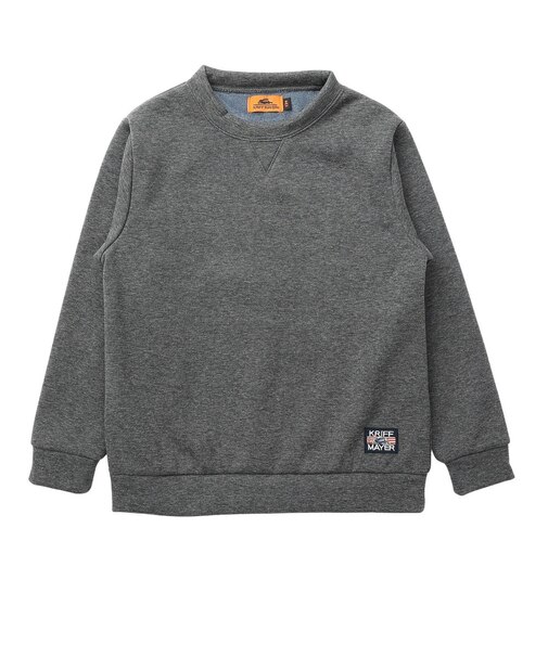 クリフメイヤー（KRIFF MAYER）ジュニア 裏シャギークルー トップス J2517860:17:CHARCOAL