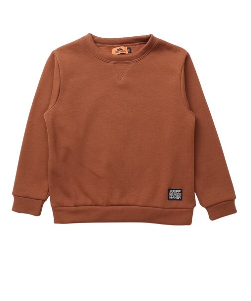 クリフメイヤー（KRIFF MAYER）ジュニア 裏シャギークルー トップス J2517860:29:BROWN
