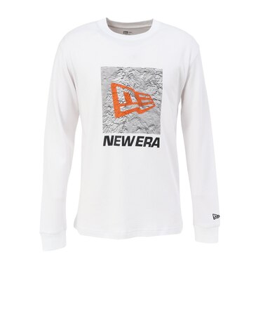 ニューエラ（NEW ERA）長袖 オーバーサイズド ウォーム Tシャツ Topographic Surface 14668842