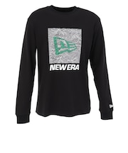 ニューエラ（NEW ERA）長袖 オーバーサイズド ウォーム Tシャツ Topographic Surface 14668843