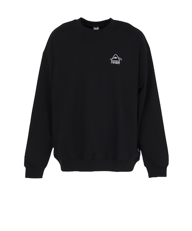 ポーラー（POLER）PSYCHEDELIC LOGO クルー シャツ 253MCV0041-BLK