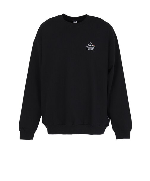 ポーラー（POLER）PSYCHEDELIC LOGO クルー シャツ 253MCV0041-BLK