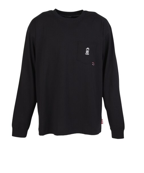 コールマン（Coleman）長袖 天竺ポケットTシャツ X5550A BLK