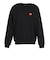 ポーラー（POLER）トレーナー FURRY HEART クルーネック 253MCV0043-BLK