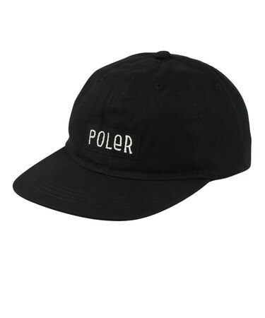 ポーラー（POLER）帽子 コットン キャップ 253MCV0093-BLK